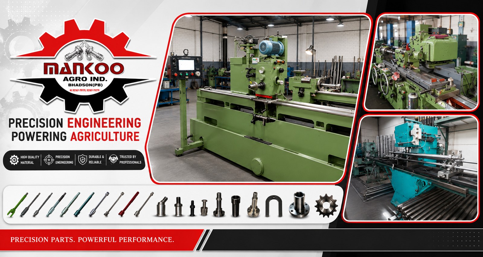 Mankoo Agro Industries CNC machining and precision parts